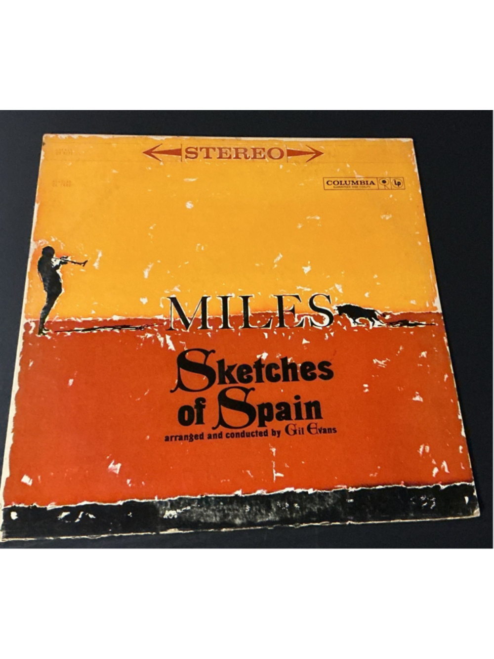 Miles Davis Sketches Of Spain Vintage Jazz Vinyl LP, Columbia CS8271 2-Eye Label